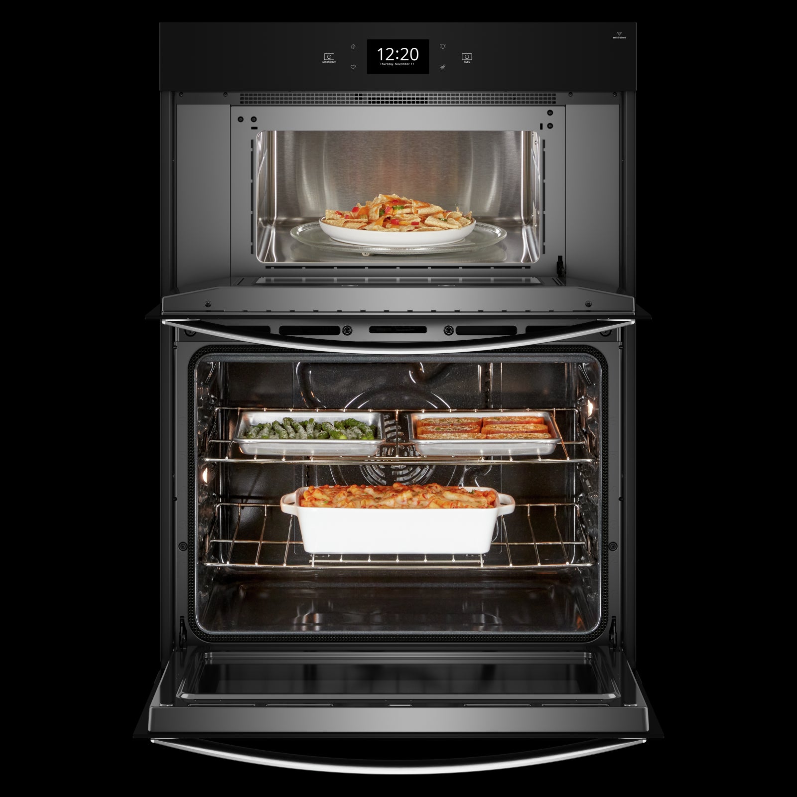 Whirlpool Fingerprint Resistant Stainless Steel Combi Wall Oven (6.4 Cu Ft) - WOEC7030PZ