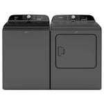 Whirlpool Volcano Black Top Load Washer (6.1 Cu Ft) & Volcano Black Electric Dryer (7.00 Cu Ft) - WTW6157PB/YWED6150PB