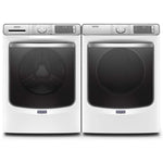Maytag White Front-Load Washer (5.8 cu. ft.) & Electric Dryer (7.3 cu. ft.) - MHW8630HW/YMED8630HW
