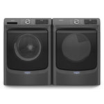 Maytag Volcano Black Front-Load Washer (5.2 cu. ft.) & Electric Dryer (7.3 cu. ft.) - MHW5630MBK/YMED5630MBK
