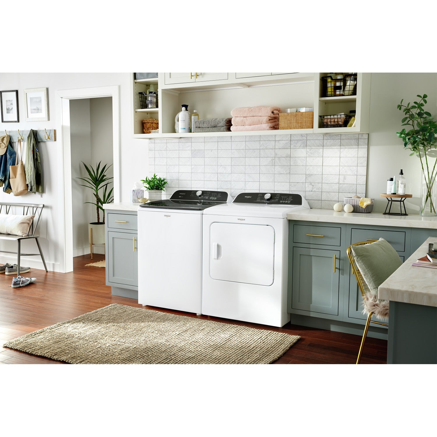 Whirlpool White Gas Dryer (7.00 Cu Ft) - WGD6150PW