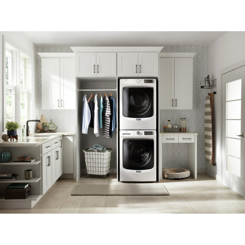Maytag White FrontLoad Washer (5.5 cu. ft.) & Gas Dryer (7.3 cu. ft