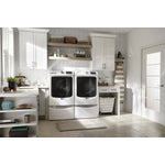 Maytag White Front-Load Washer (5.5 cu. ft.) & Electric Dryer (7.3 cu. ft.) - MHW6630HW/YMED6630HW