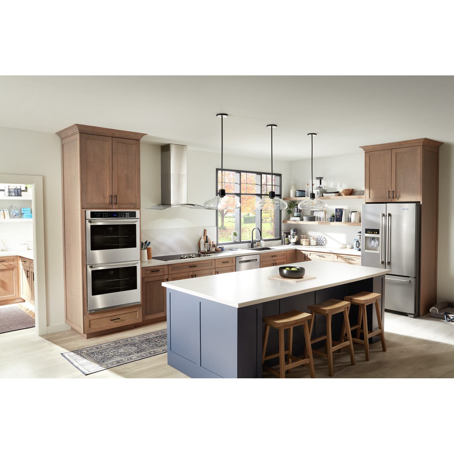 Maytag Fingerprint Resistant Stainless Steel Double Wall Oven (10.00 Cu Ft) - MOED6030LZ