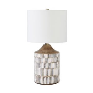Felix Table Lamp - White/Natural