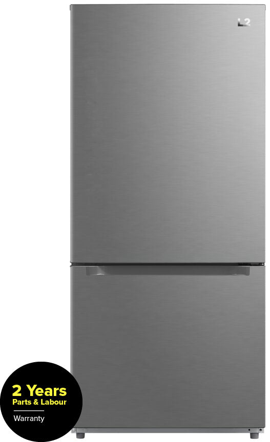 L2 29.5" 18.7 Cu. Ft. Stainless Steel Bottom-Freezer Refrigerator - LRB19B5ASTC--