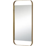 Florin Mirror - Antique Brass