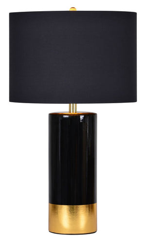 Carrville Table Lamp - Black/Gold