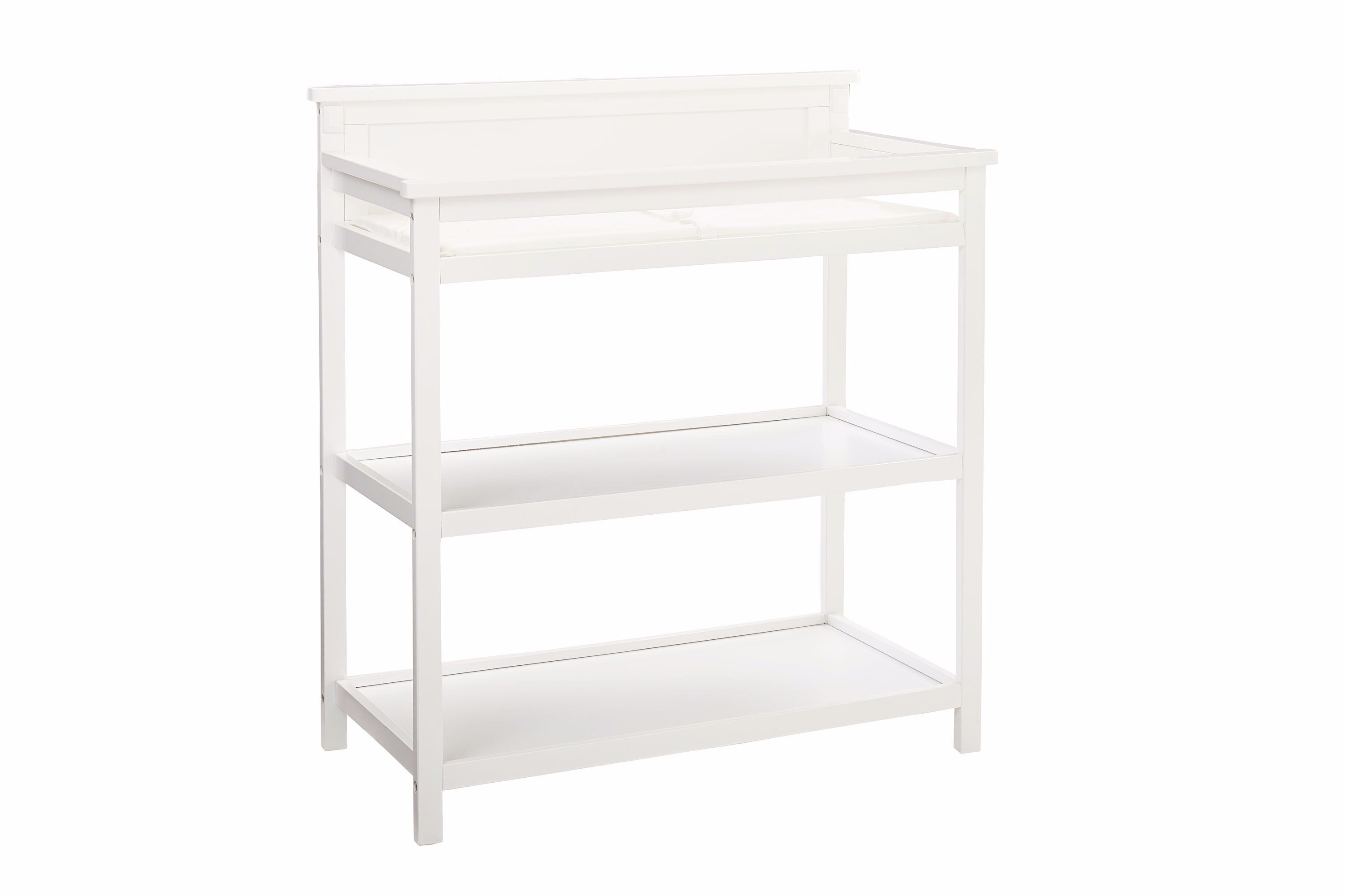 Emery Changer with Shelves and Pad - White