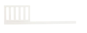 Emery Toddler Rail for Slat Crib - White