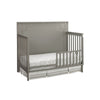 Emery Convertible Panel Crib with Toddler Guard Rail Package - Grey