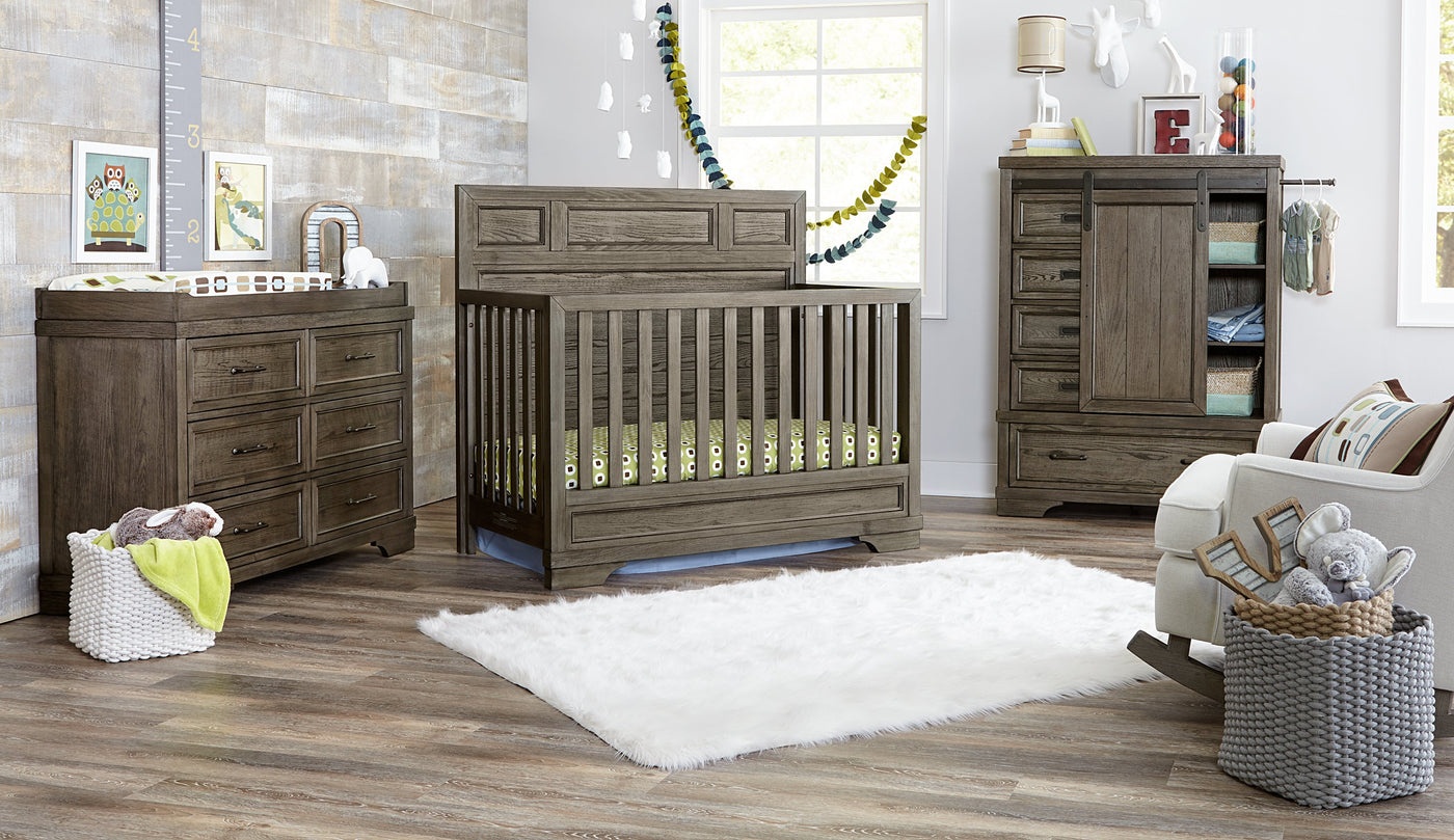 Foundry Changing Top - Brushed Pewter