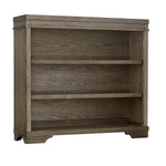 Foundry Hutch Bookcase - Brushed Pewter