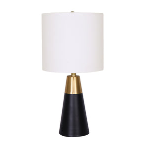 Jenna 24" Table Lamp - Black