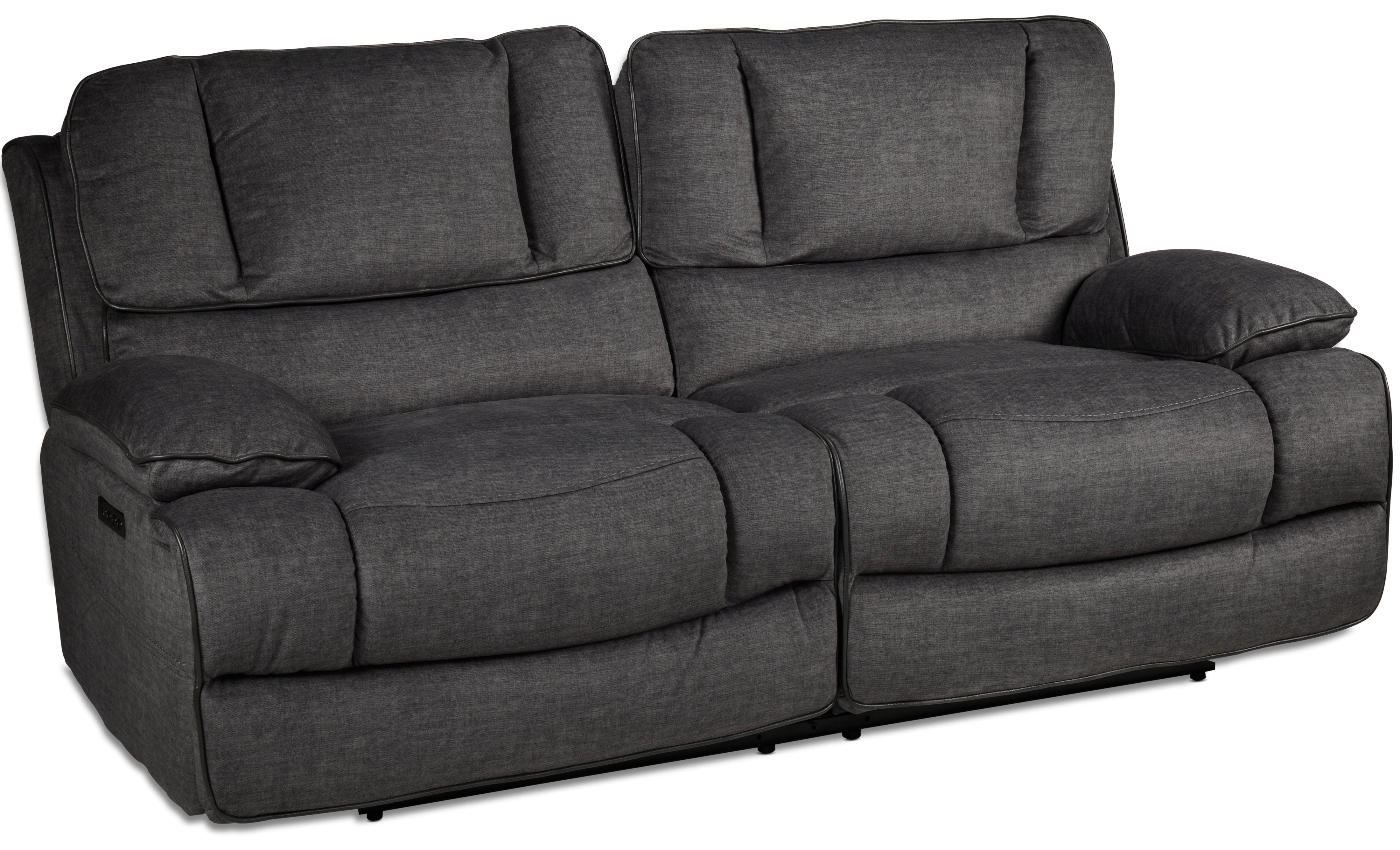 Kramer Power Reclining Sofa - Charcoal