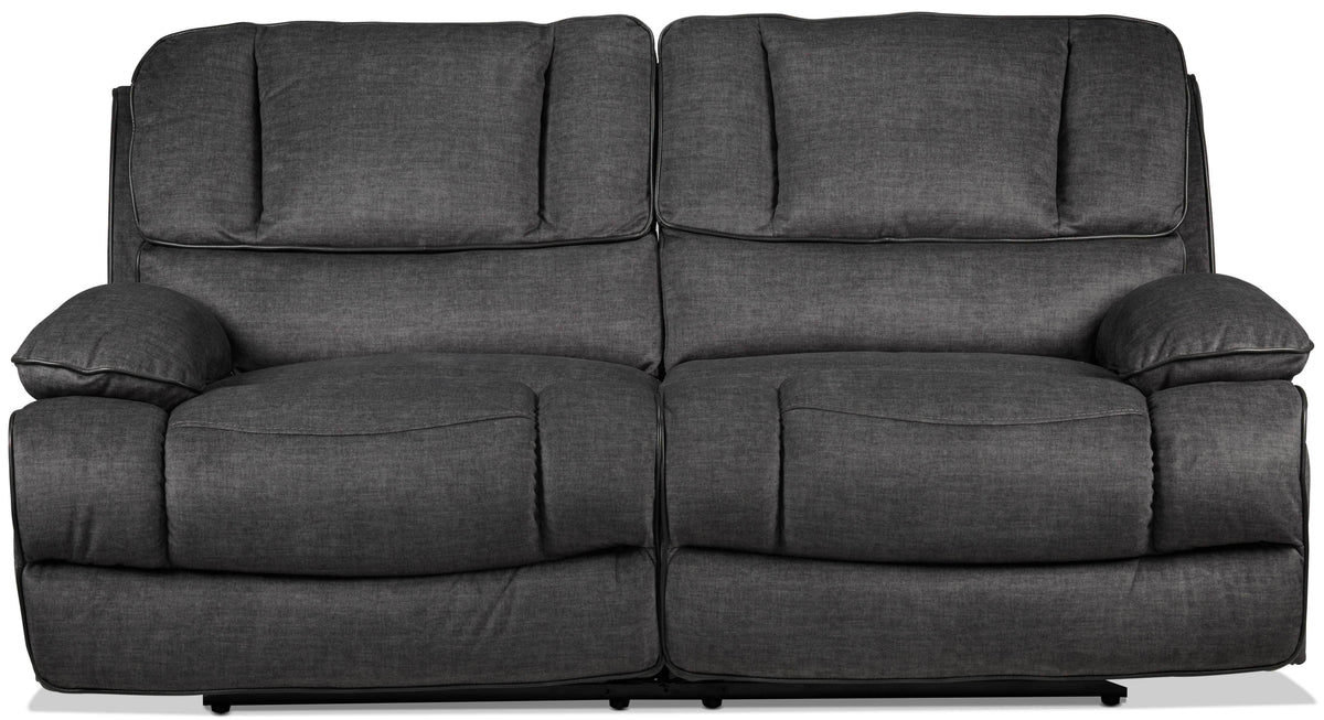 Kramer Power Reclining Sofa - Charcoal