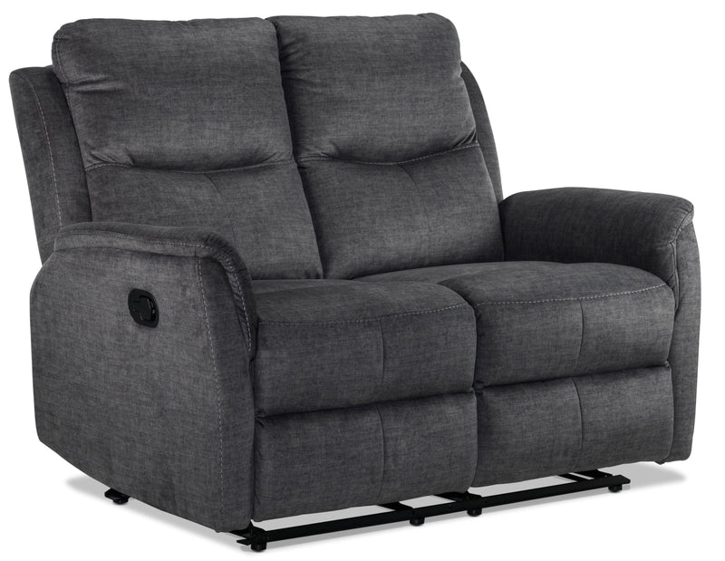 Grayson Reclining Loveseat Charcoal Leon's