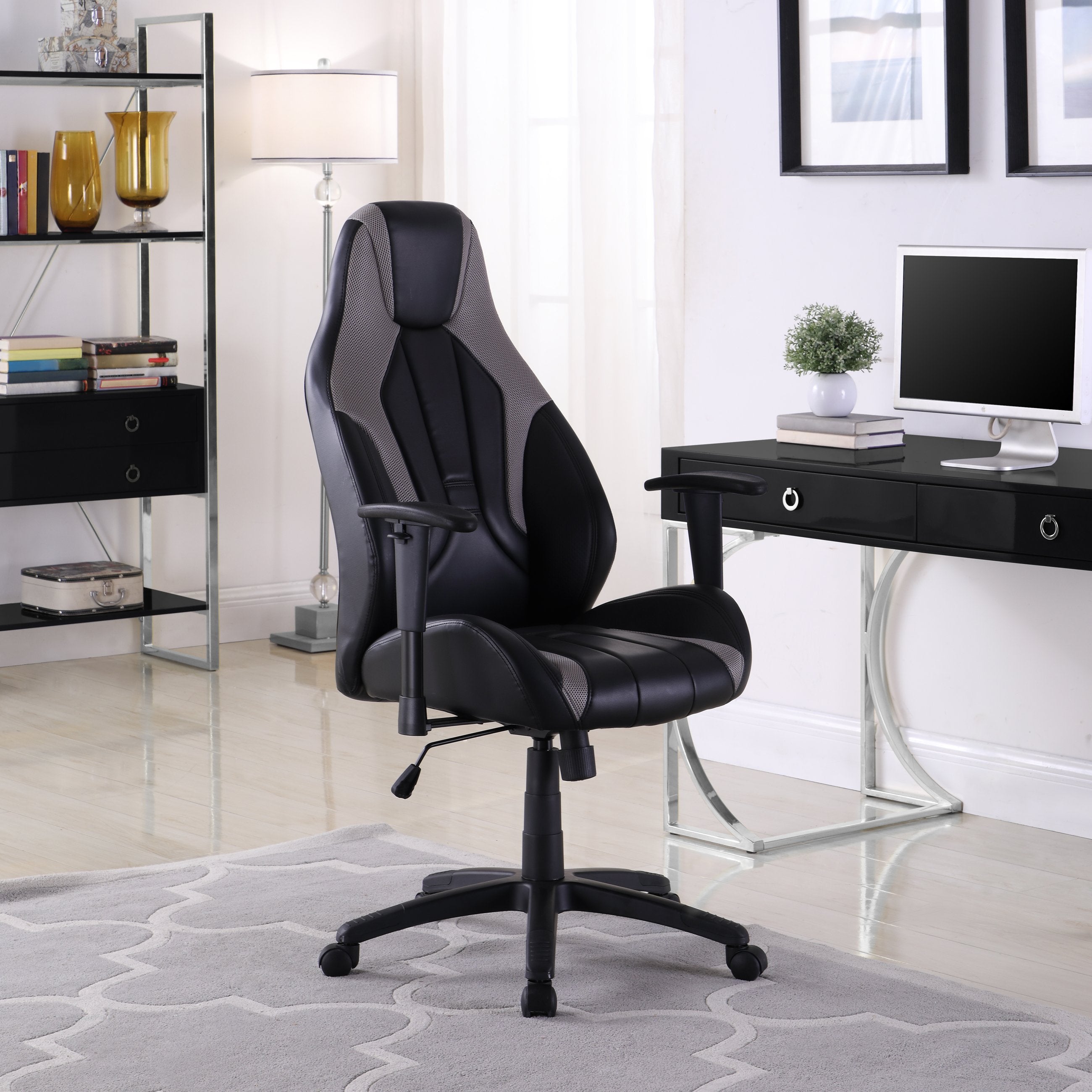 Zane Office Chair - Black and Grey