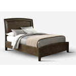 Aberdeen Sleigh Panel King Bed - Barista Oak