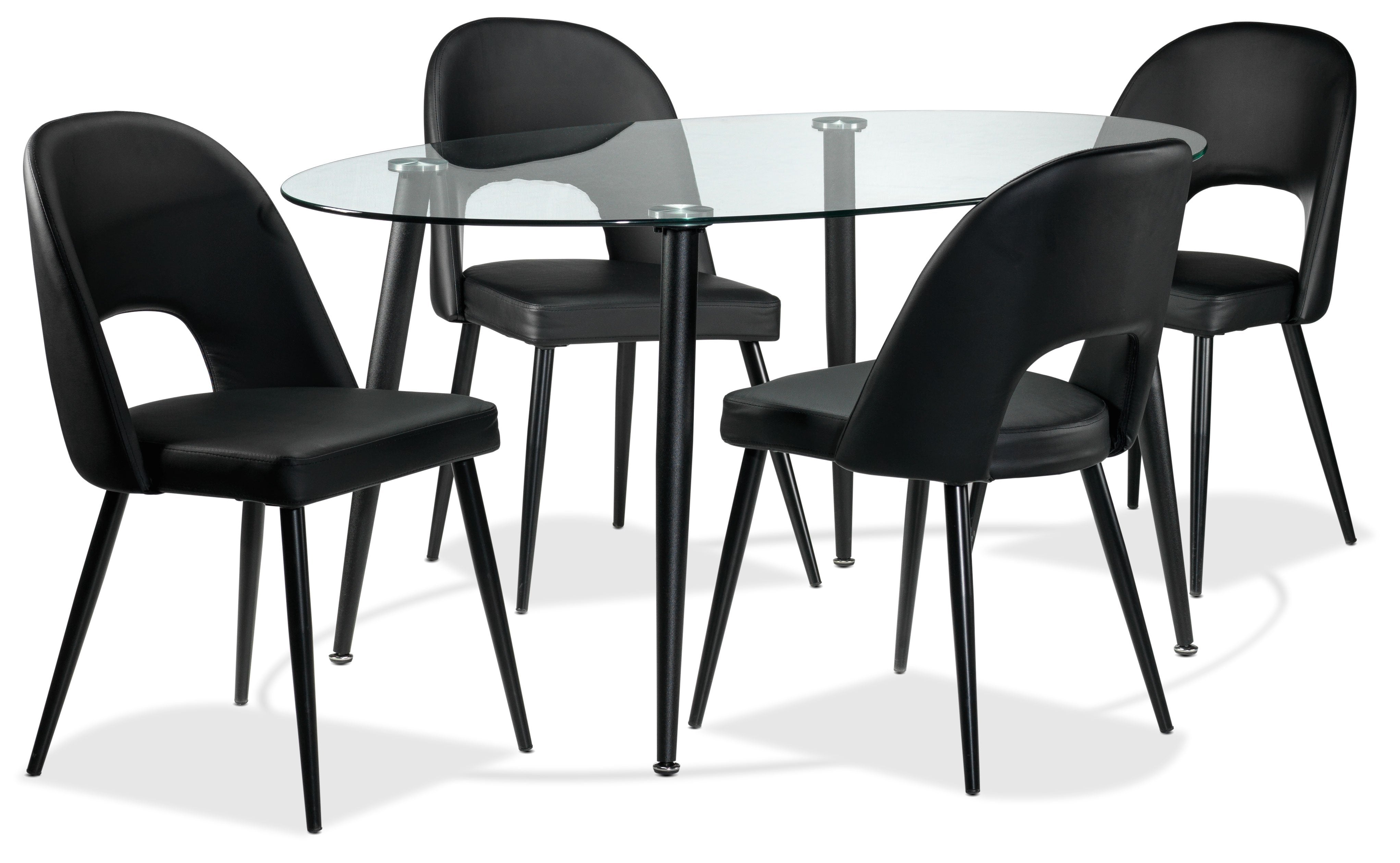 Oscar Side Chair - Matte Black