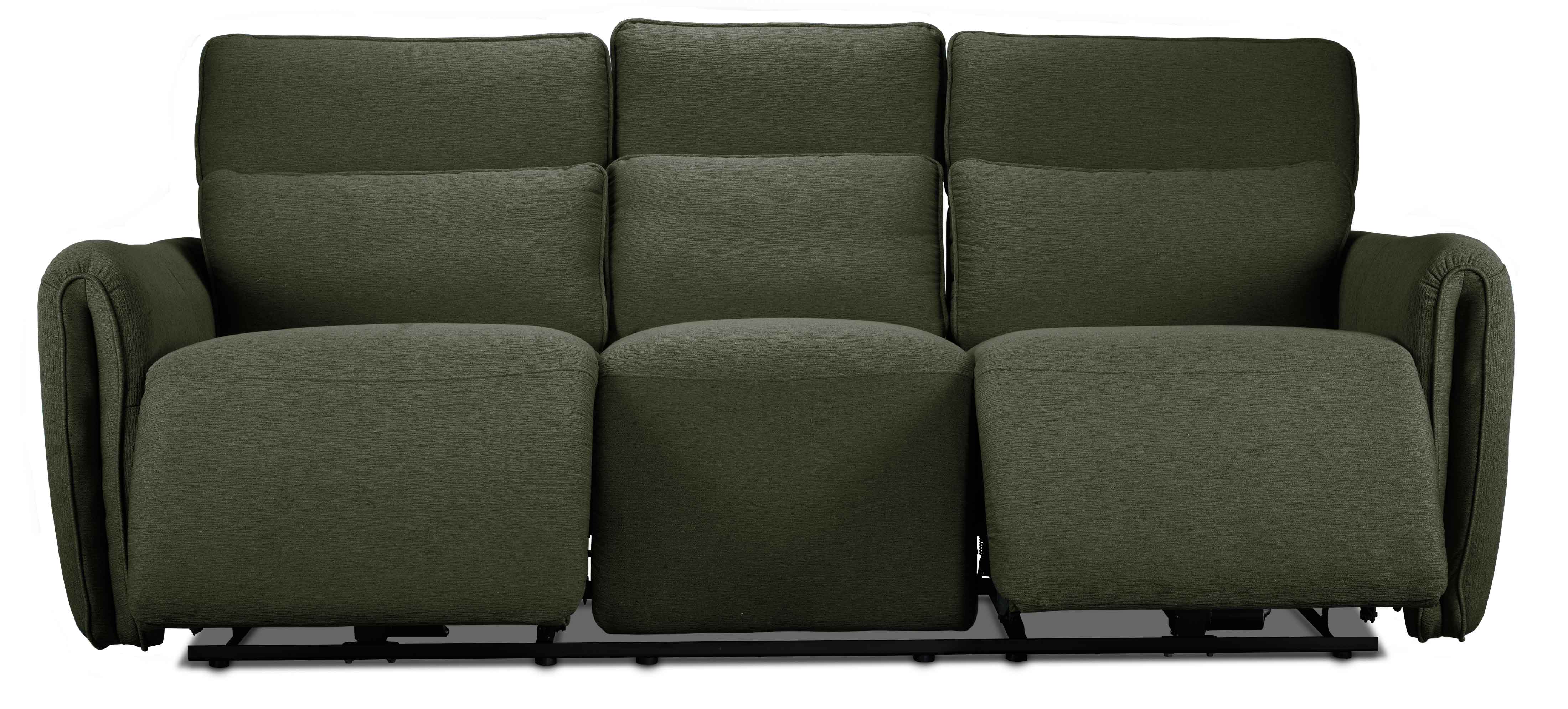 Larsen Power Reclining Sofa - Olive