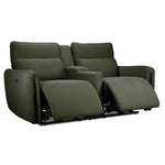 Larsen Power Reclining Loveseat - Olive