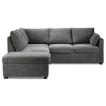 Portland 3-Piece Sectional with Right-Facing Pop-Up Bed - Grey