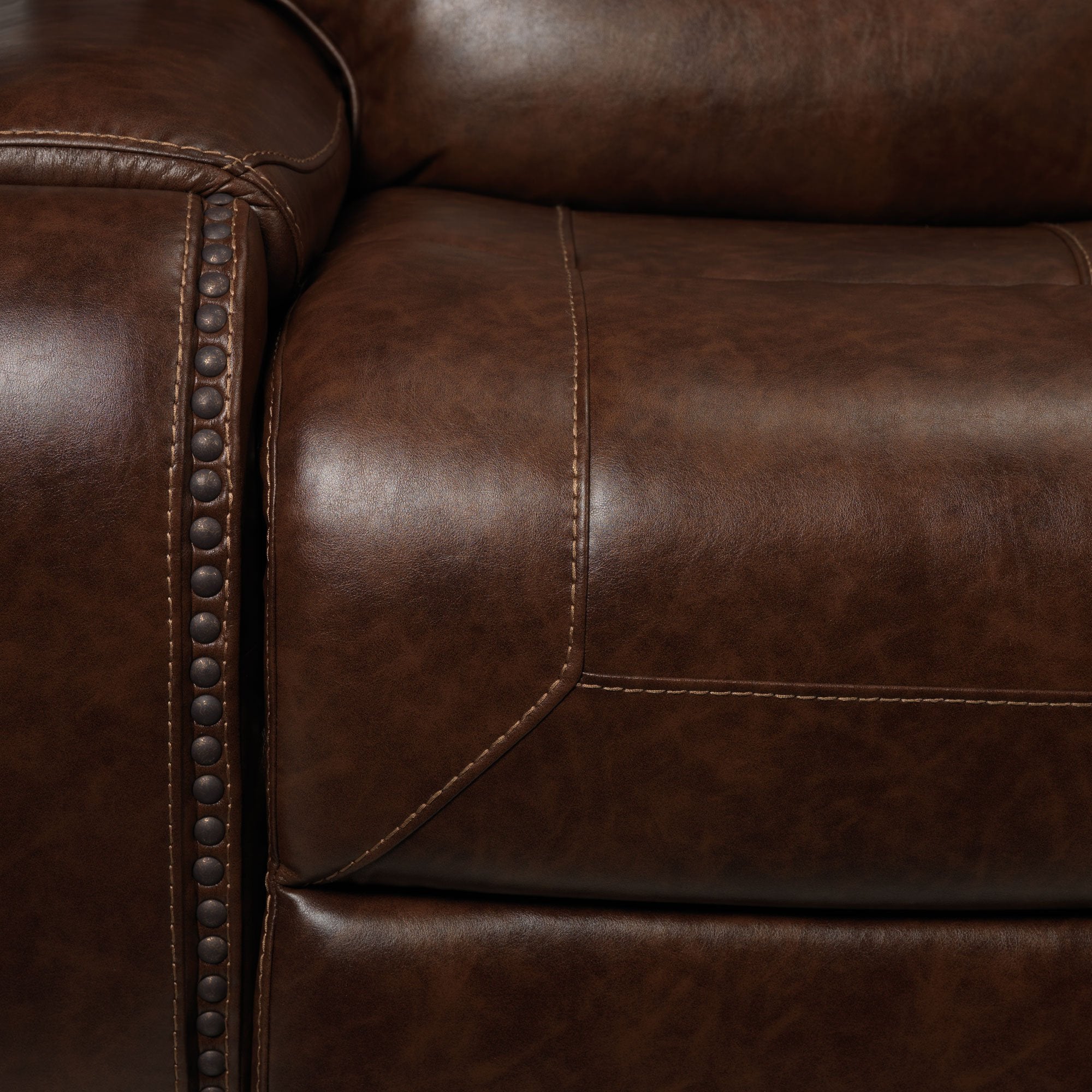 Jennings Power Reclining Loveseat - Mesquite Brown