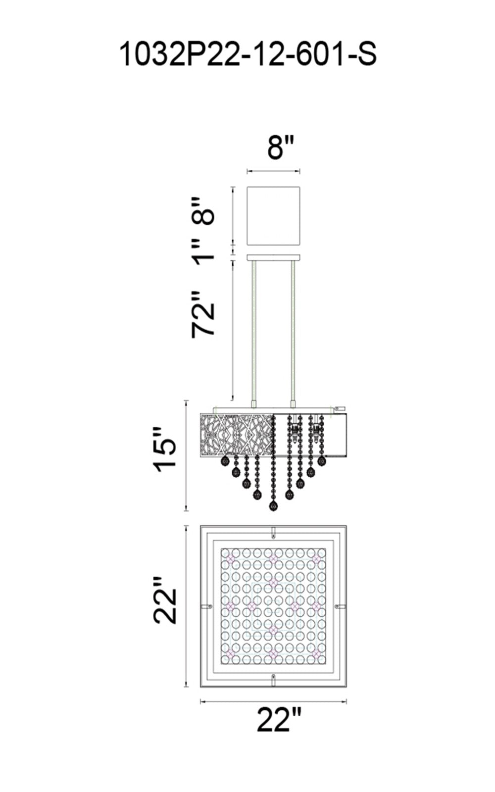 Eternity 12 Light Chandelier