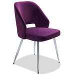 Sheen Side Chair - Aubergine