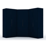 Oulu 3-Piece Modular Corner Wardrobe - Midnight Blue
