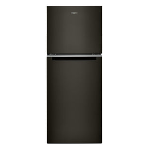 Whirlpool 24.5" 11.6 Cu. Ft. Black Stainless Top-Freezer Refrigerator - WRT312CZJV