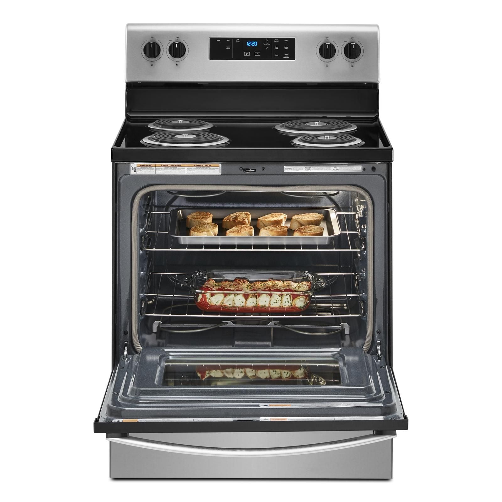 Whirlpool Stainless Steel Freestanding Electric Range (4.8 Cu. Ft.) - YWFC315S0JS