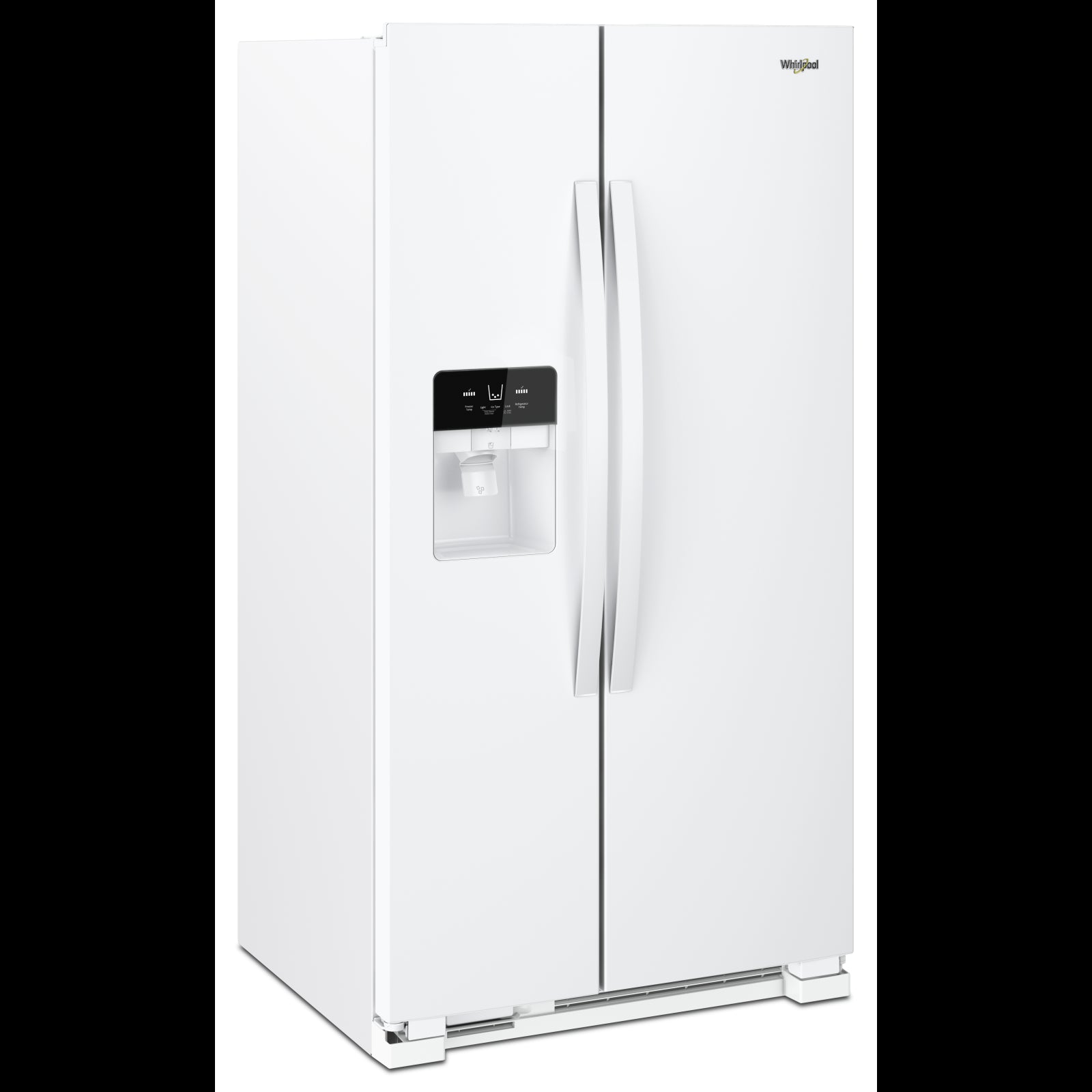 Whirlpool 35.87" 25 Cu. Ft. White Side-by-Side Refrigerator - WRS325SDHW