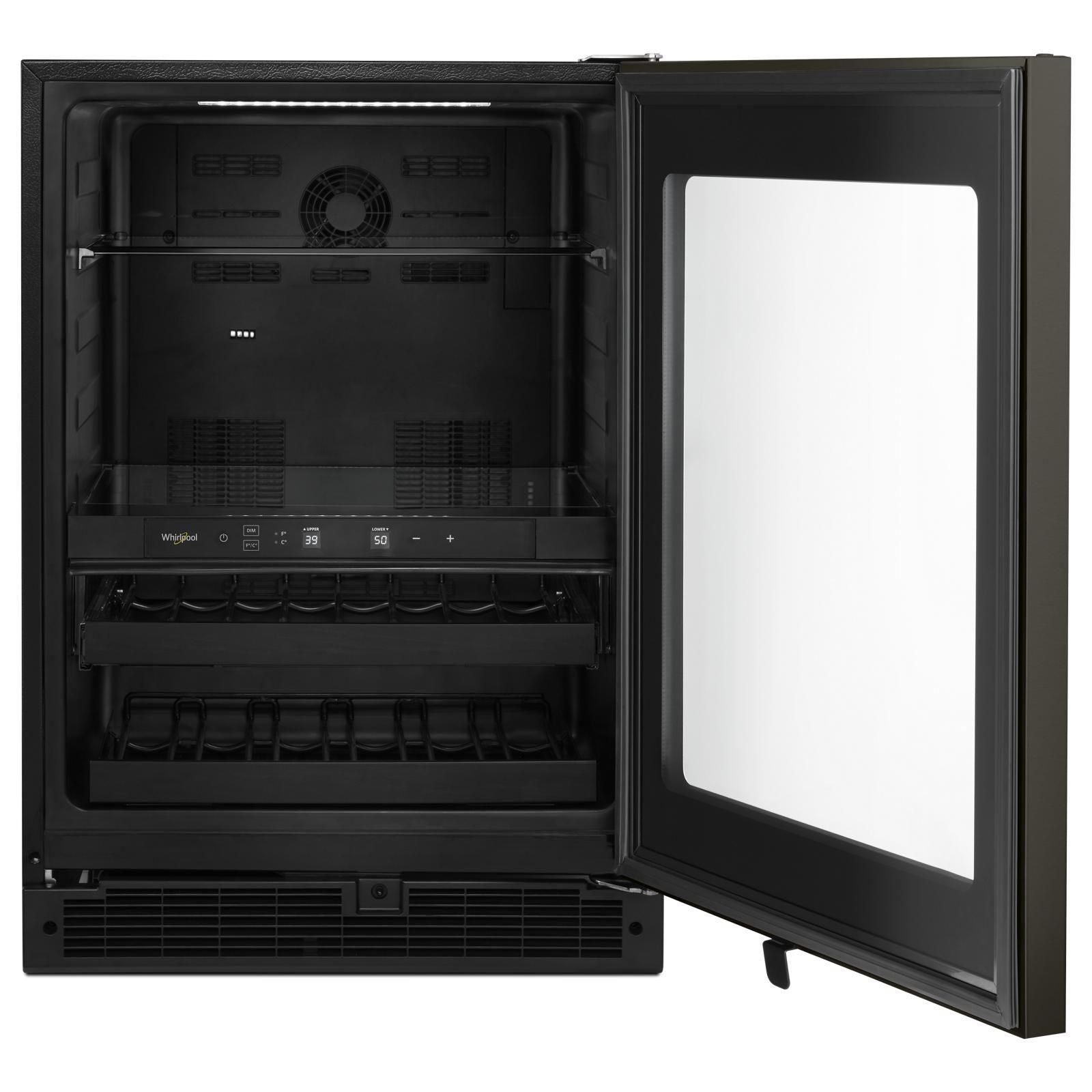Whirlpool Black Stainless Undercounter Beverage Centre (5.2 Cu.Ft.) - WUB50X24HV