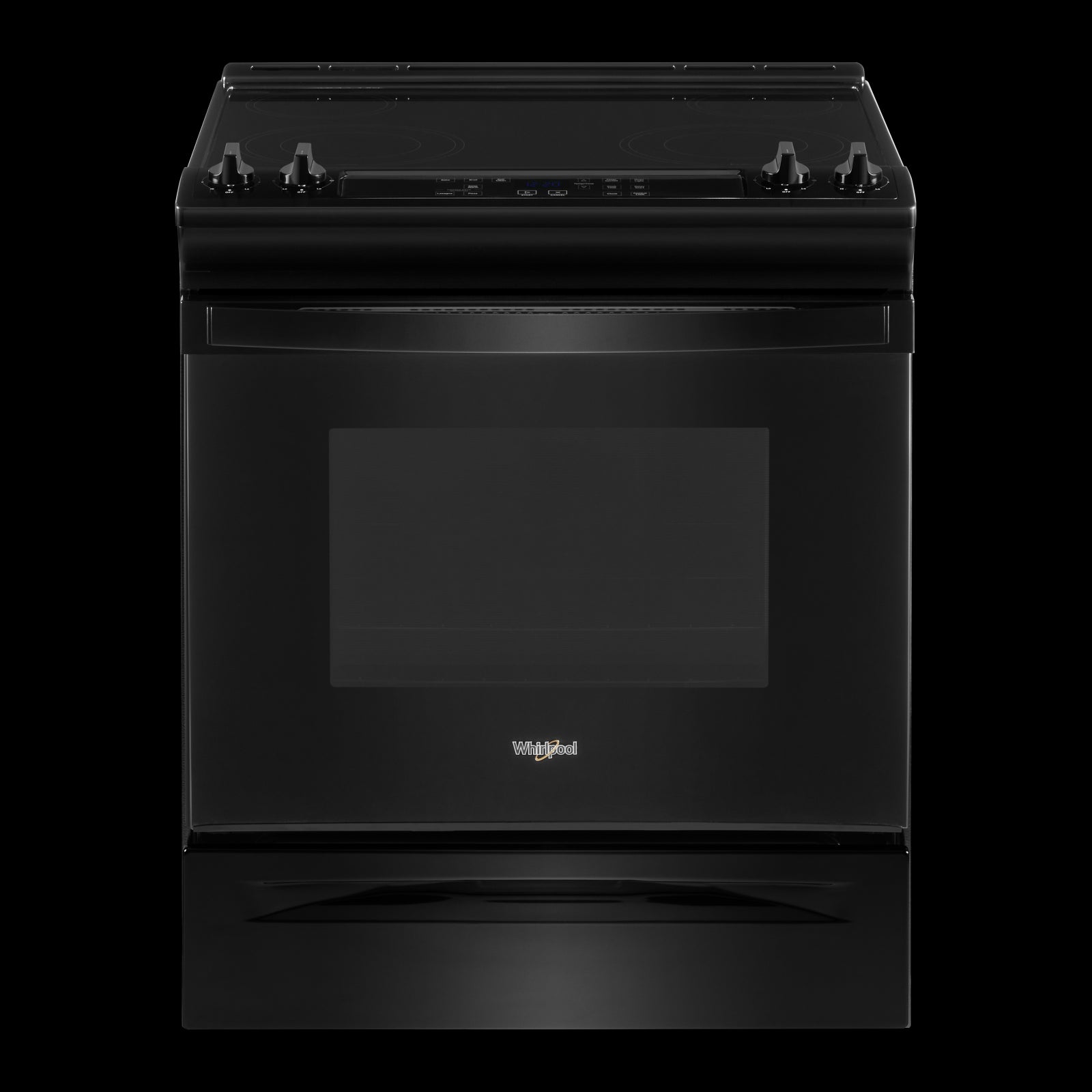 Whirlpool Black Electric Range with Frozen Bake Technology (4.8 Cu.Ft) - YWEE515S0LB