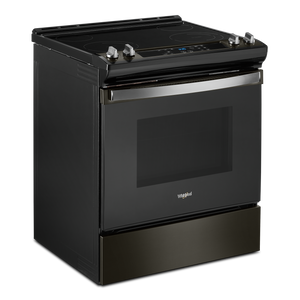 Whirlpool Black Stainless Electric Range with Frozen Bake Technology (4.8 Cu.Ft) - YWEE515S0LV
