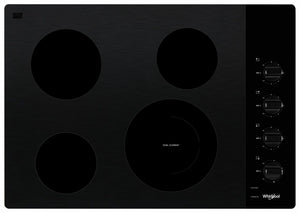 Whirlpool Black 30" Electric Cooktop - WCE55US0HB