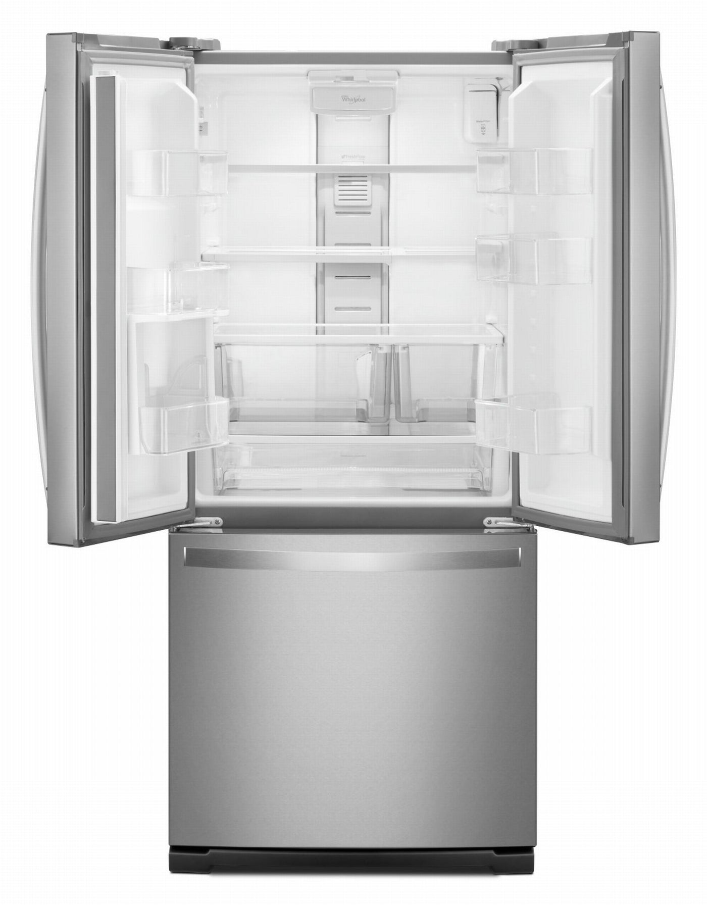 Whirlpool Fingerprint Resistant Stainless Steel Finish French Door Refrigerator (20 Cu. Ft.) - WRF560SEHZ