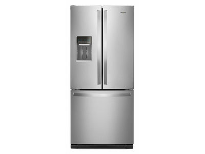 Whirlpool 30" 20 Cu. Ft. Fingerprint Resistant Stainless Steel French Door Refrigerator - WRF560SEHZ
