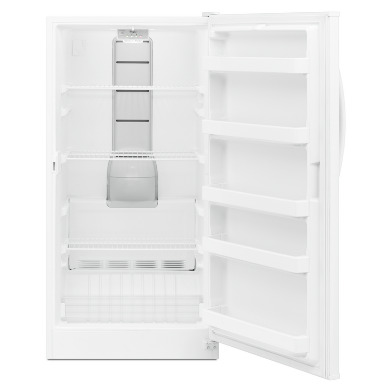 Whirlpool White Upright Freezer with Frost-Free Defrost (15.7 Cu