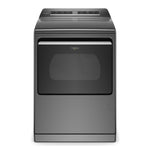 Whirlpool Chrome Shadow Smart Gas Dryer with Steam (7.4 Cu.Ft.) - WGD7120HC