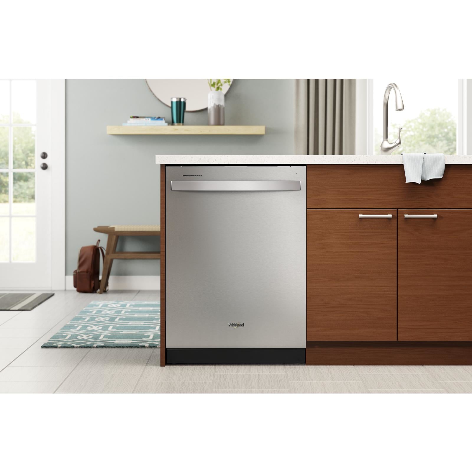 Whirlpool 24" Fingerprint Resistant Stainless Steel Dishwasher with 3rd Rack (47 dBA) - WDT750SAKZ