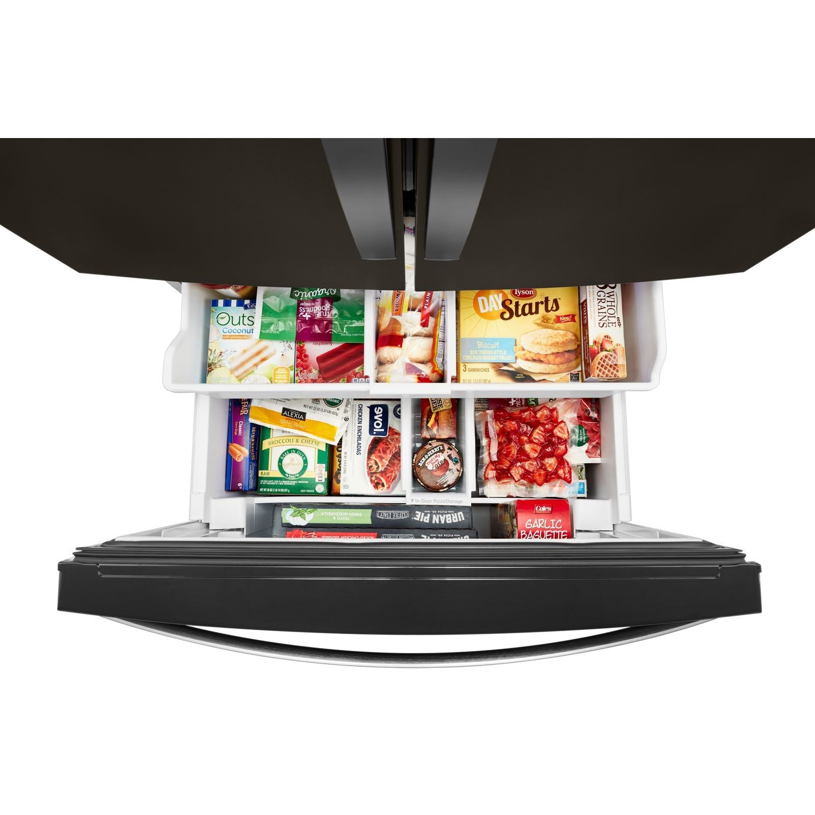 Whirlpool Black Stainless French Door Refrigerator (27 Cu. Ft.) - WRF757SDHV