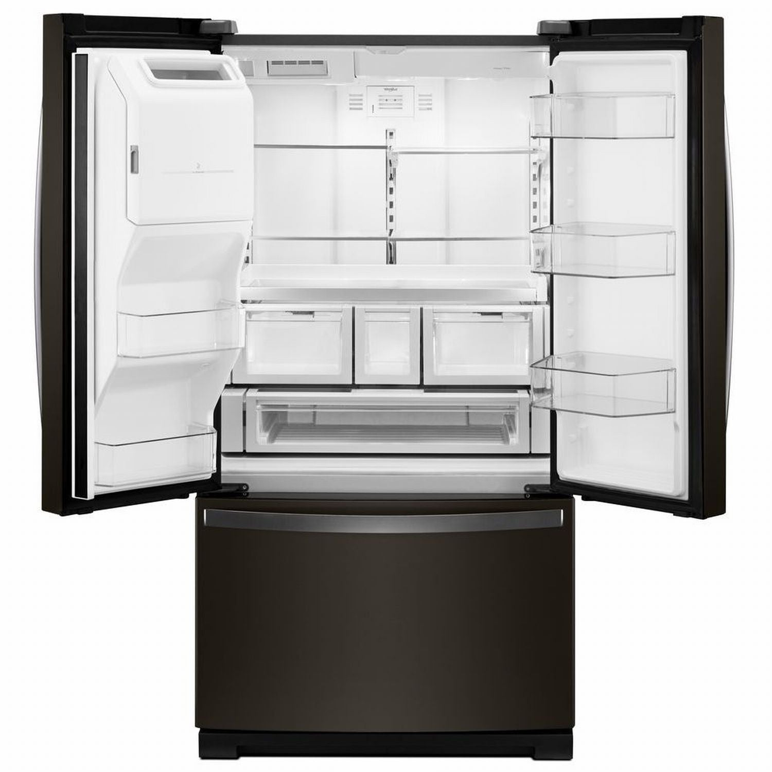 Whirlpool Black Stainless French Door Refrigerator (27 Cu. Ft.) - WRF757SDHV