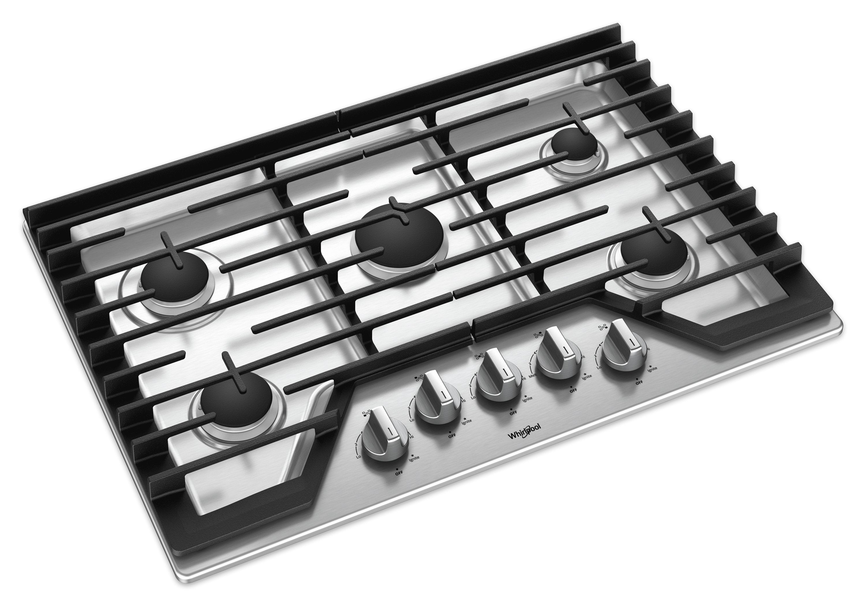 Whirlpool Stainless Steel Gas Cooktop - WCG77US0HS