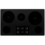 Whirlpool Black 36" Electric Cooktop - WCE77US6HB
