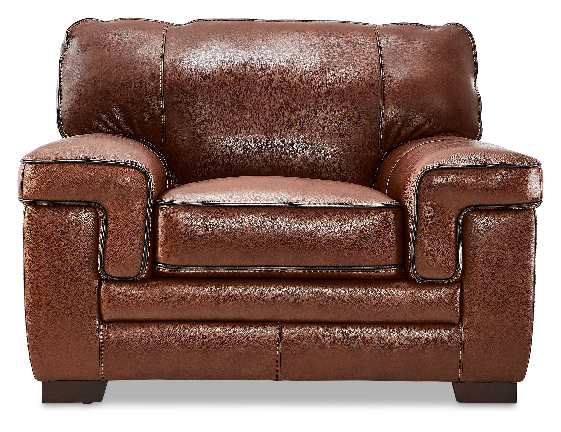 Stampede Leather Chair - Cognac