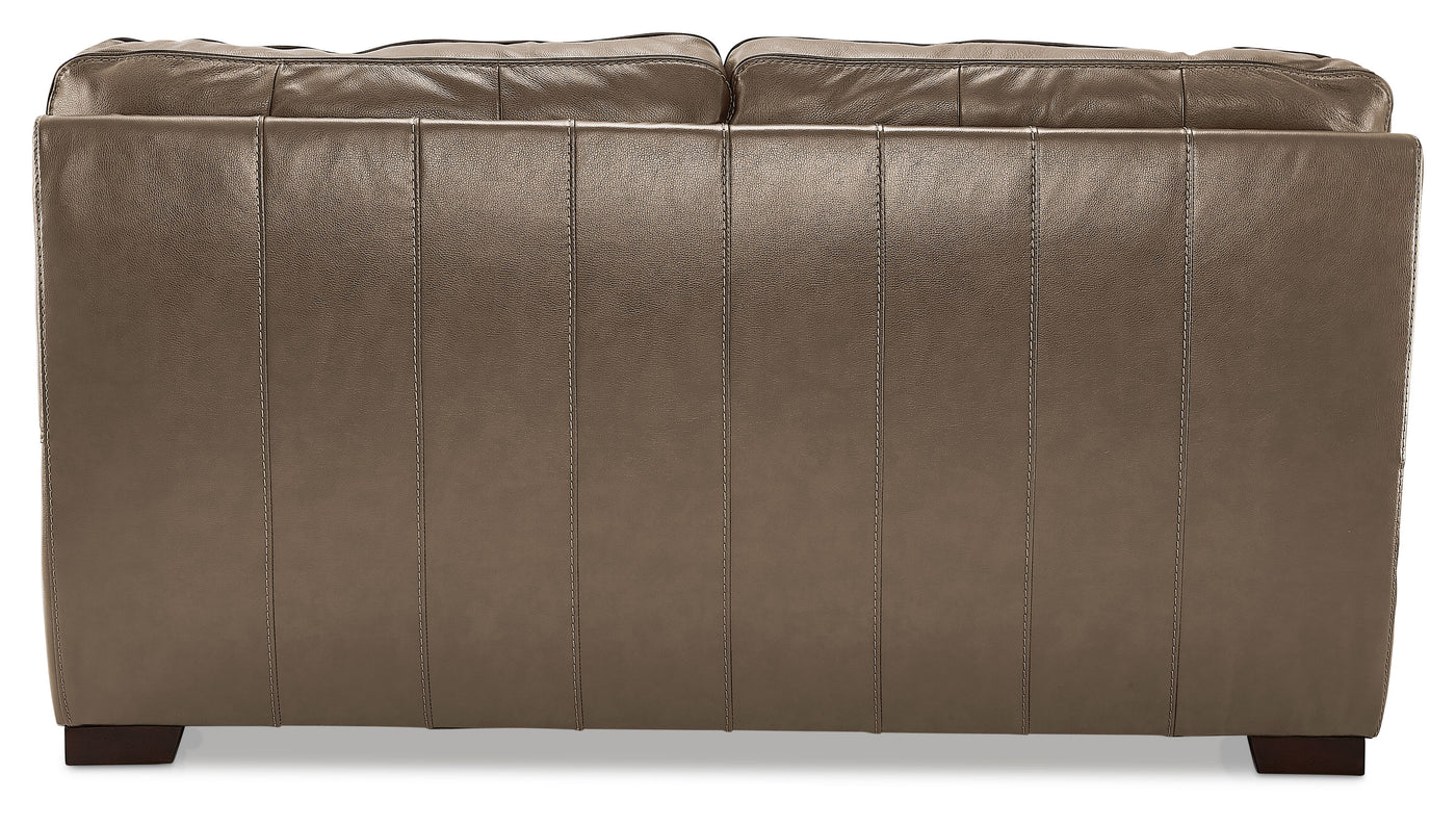 Stampede Leather Loveseat - Buff