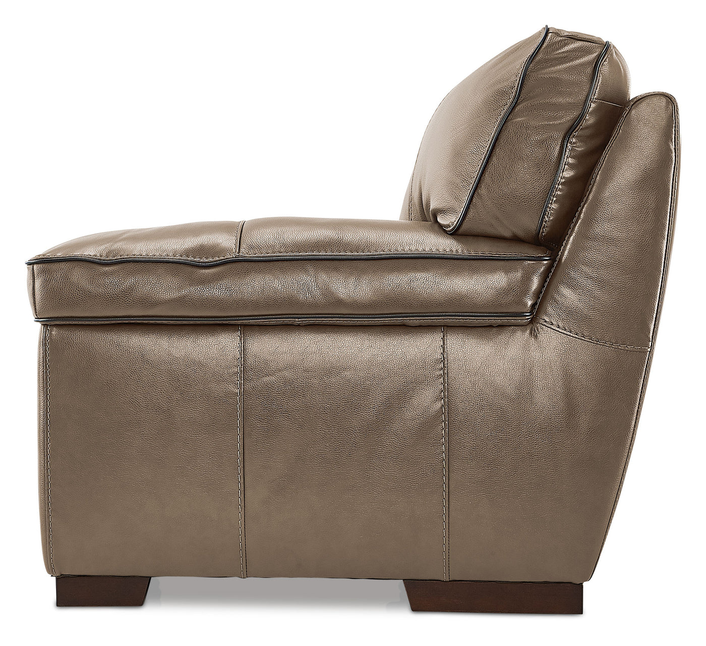 Stampede Leather Loveseat - Buff